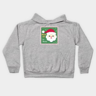 Christmas Season by. Santa logo design Kids Hoodie